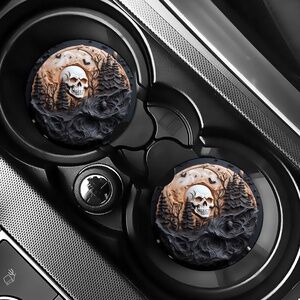 2 Pack Custom Ceramic Car Coasters